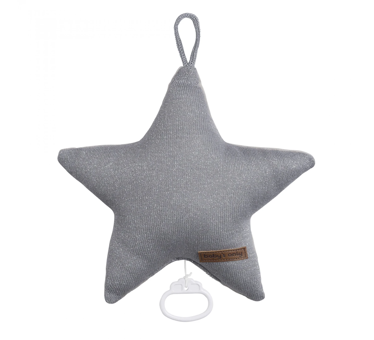 Muziekdoos Ster Sparkle - Zilvergrijs