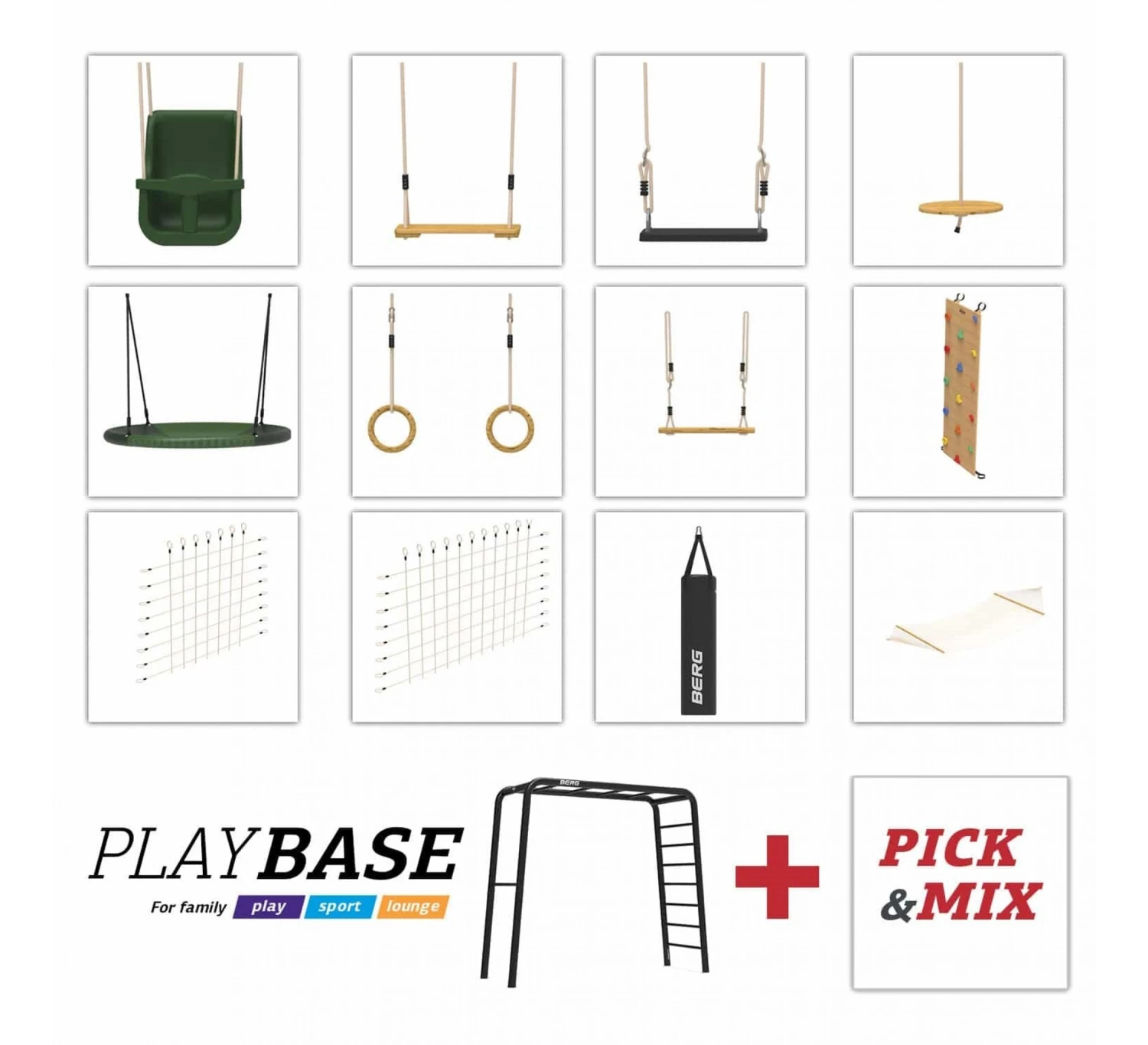 Berg PlayBase Klimnet M - Afbeelding 2