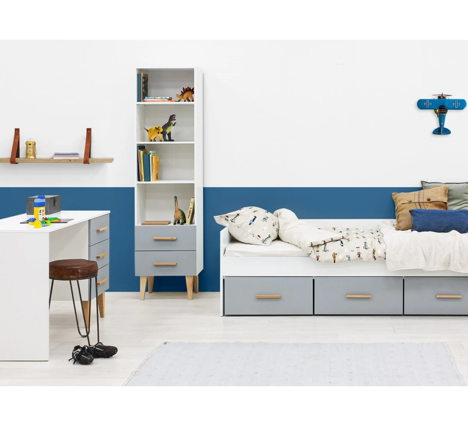 Bedbank Emma 90x200 3 Laden (excl. Bodem) - Afbeelding 4