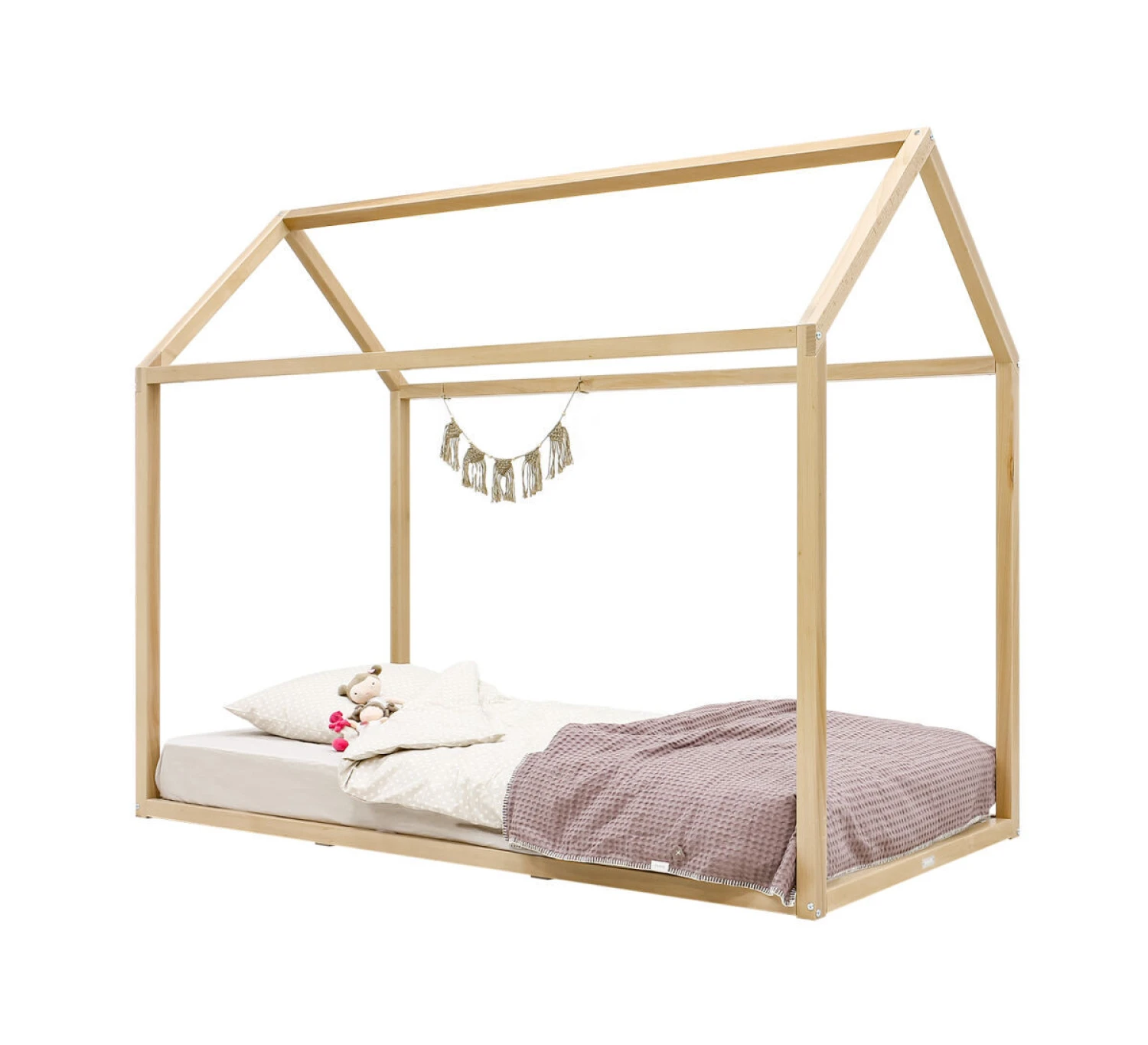 Huisbed Jelle 90x200 - Naturel - Afbeelding 2