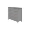 Commode Luna 4-Laden - Grey