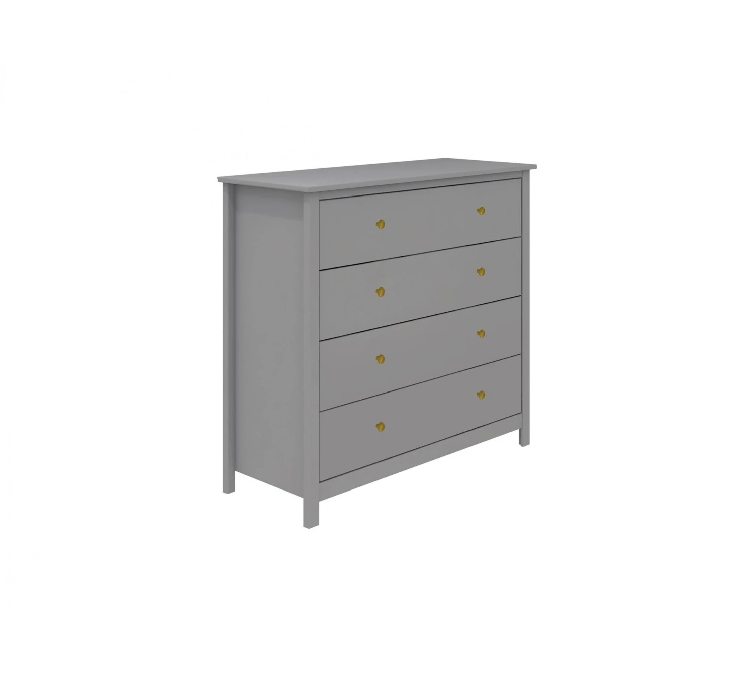 Commode Luna 4-Laden - Grey - Afbeelding 3