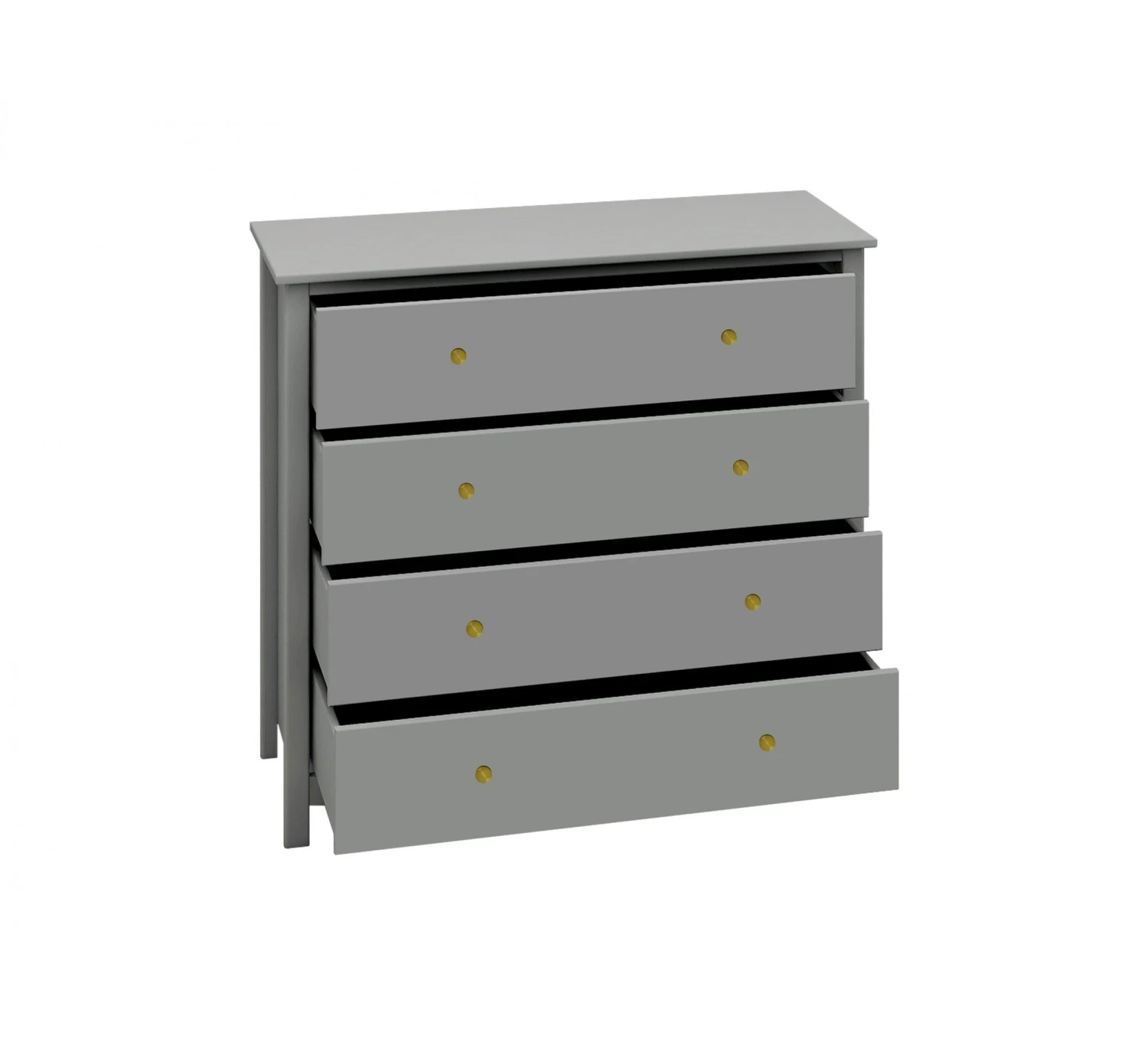 Commode Luna 4-Laden - Grey - Afbeelding 5