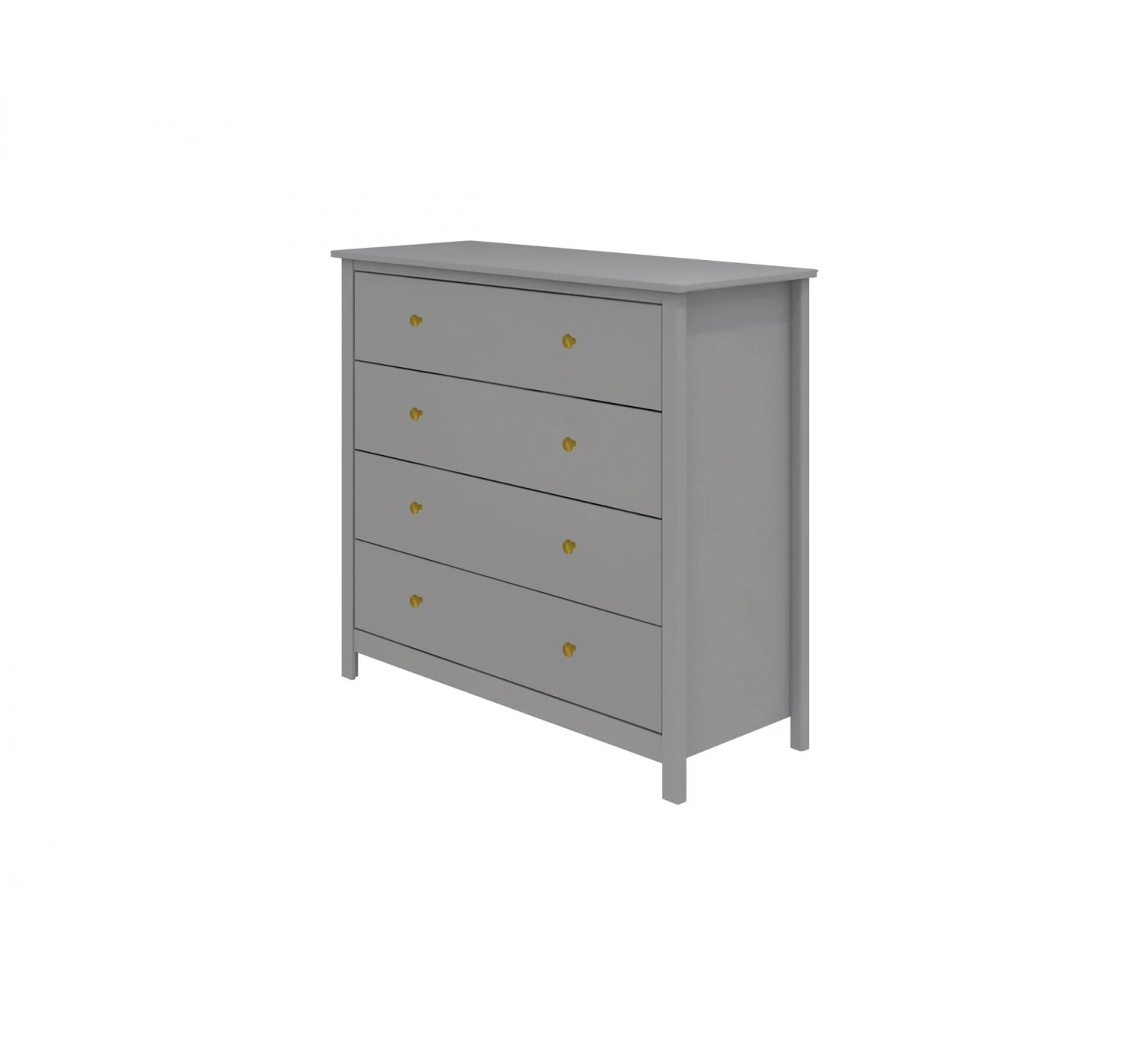 Commode Luna 4-Laden - Grey