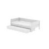 White Daybed Met Logeerbed Wit 200cm