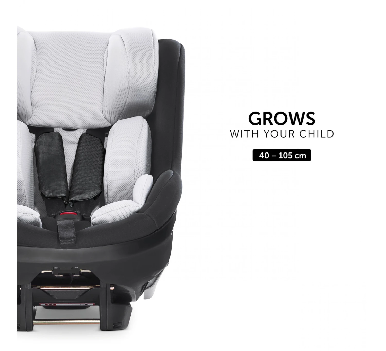 HAUCK IPro Kids I-Size Autostoel - Caviar - Afbeelding 2