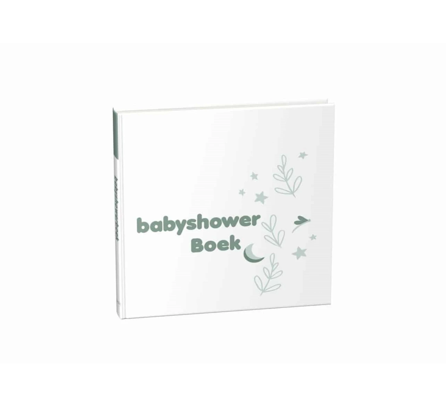 Babyshowerboek - Witgroen
