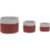 Lassig Commodemandjes 3 Stuks - Rosewood