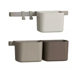 Leander Organizer Kort Incl. 3 Bakjes - Cappuccino