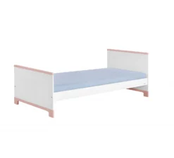 Mini Bed 90 X 200 Cm Wit/roze