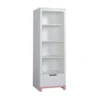 Mini Boekenkast Wit/roze