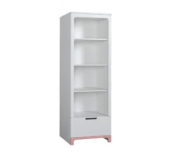 Mini Boekenkast Wit/roze