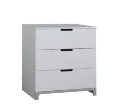 Mini Commode 3 Lades Wit/grijs