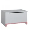 Mini Speelgoedkist Wit/roze