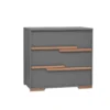 Snap Commode 3-Laden - Dark Grey