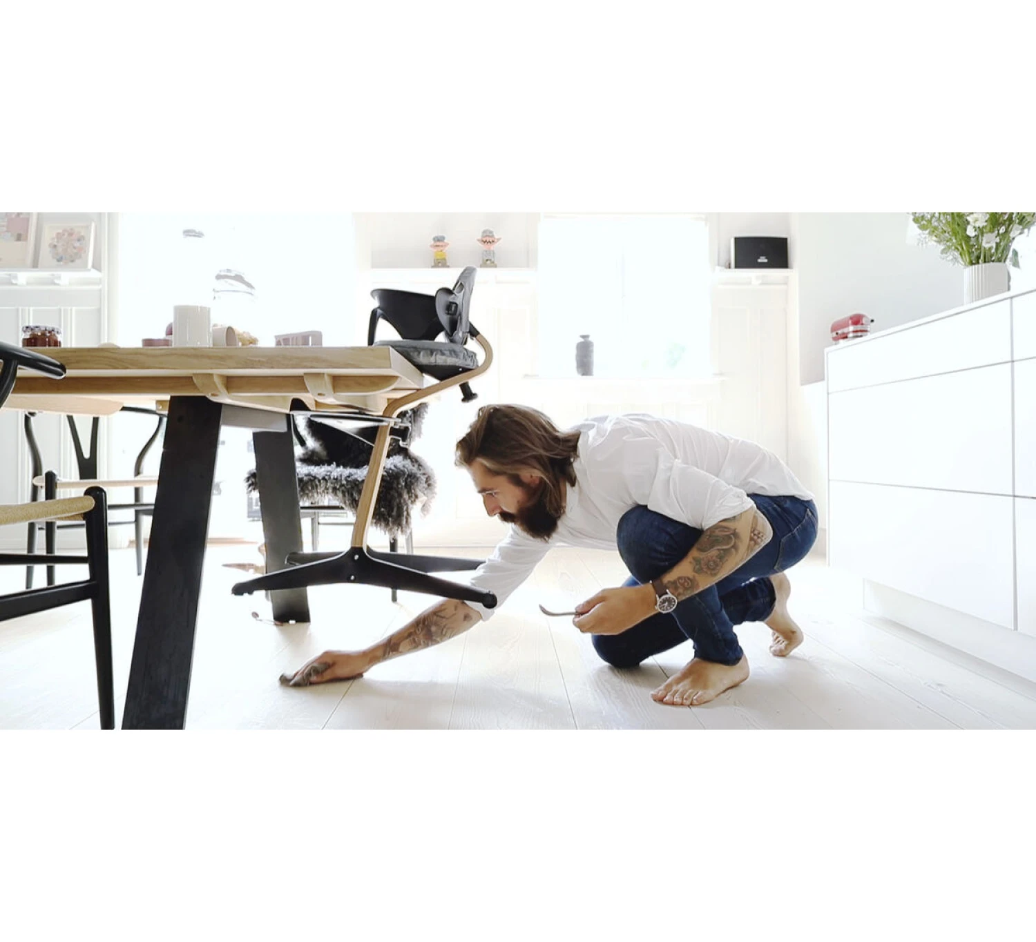 Stokke Nomi® Stoel - Navy/Oak - Afbeelding 6