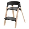 Stokke Steps™ Kinderstoel - Black Naturel