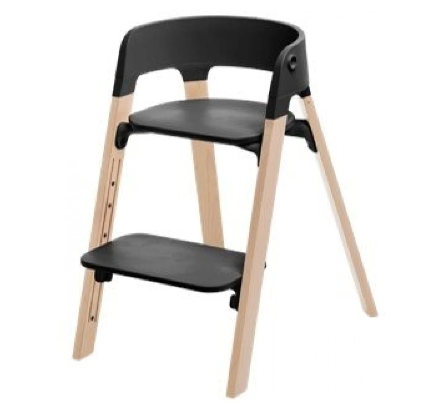 Stokke Steps™ Kinderstoel - Black Naturel