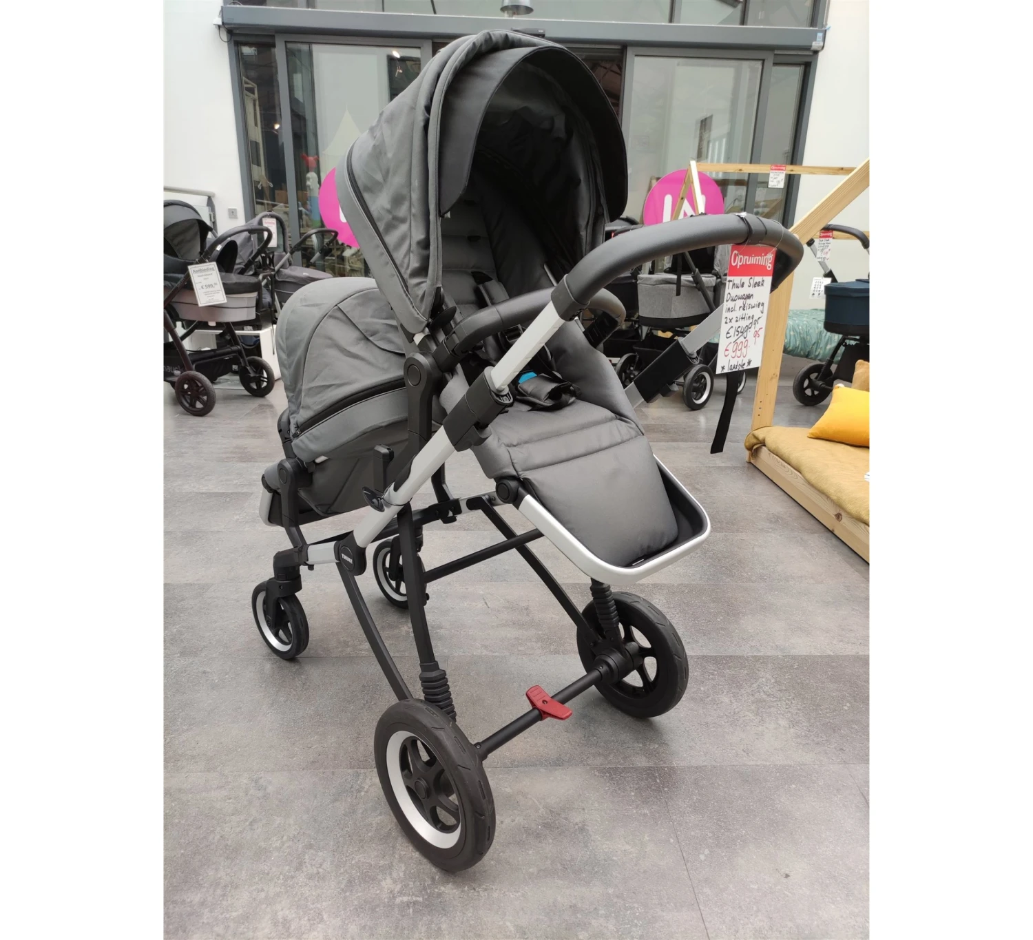 Thule Sleek Duo Kinderwagen - Showmodel - Afbeelding 3
