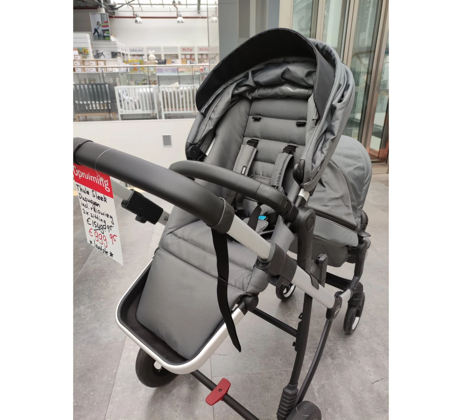 Thule Sleek Duo Kinderwagen - Showmodel - Afbeelding 6