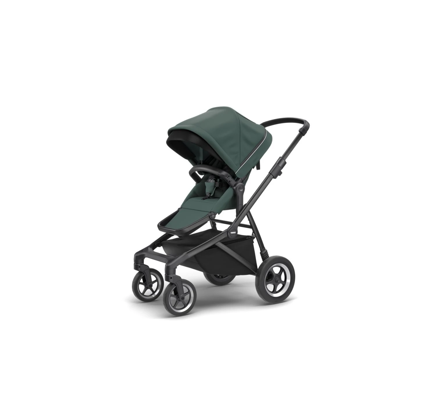 Thule Sleek Kinderwagen Complete Set - Mallard On Black - Afbeelding 6