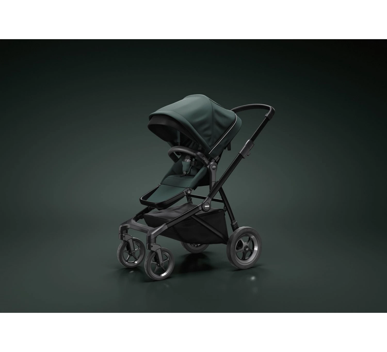 Thule Sleek Kinderwagen Complete Set - Mallard On Black - Afbeelding 7