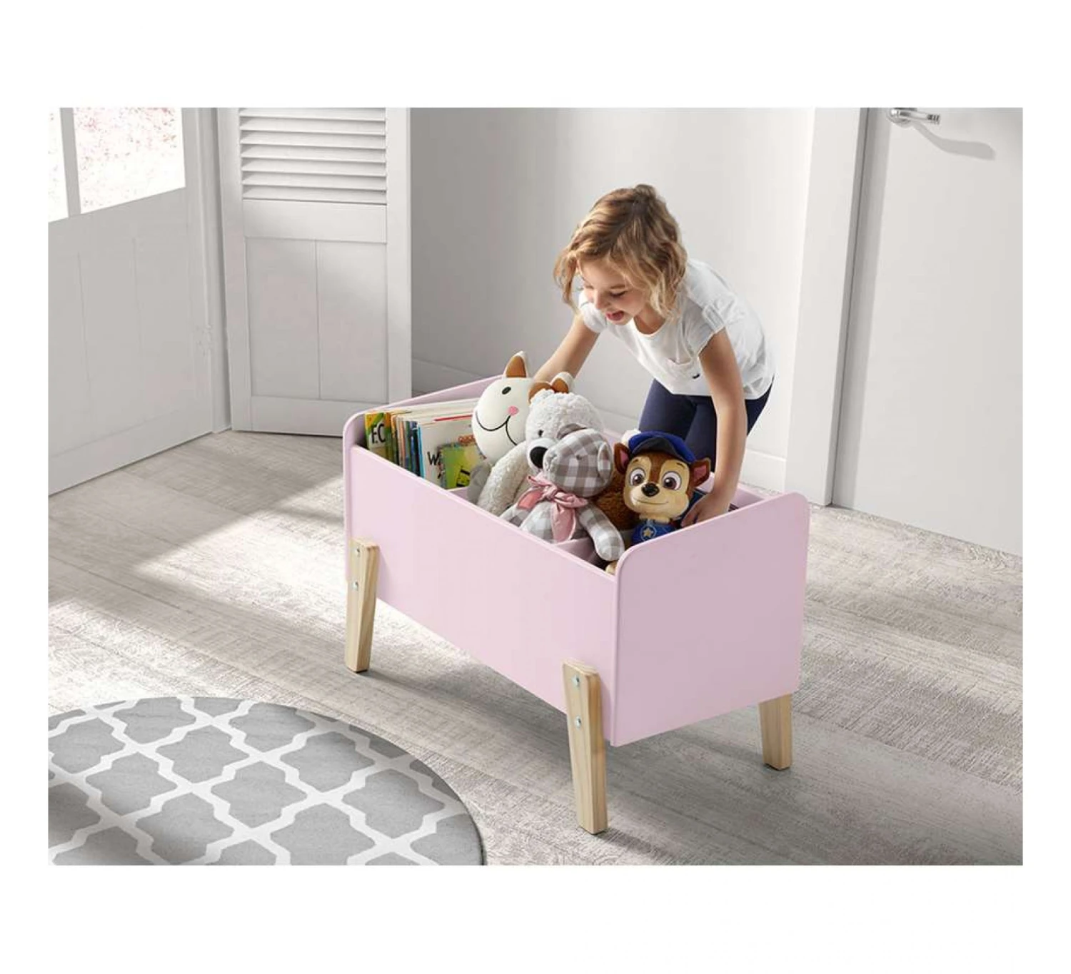 Kiddy Speelgoedkist - Mint Green - Afbeelding 2